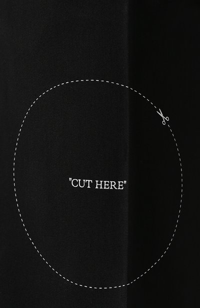 Шорты из вискозы OFF-WHITE черного цвета по цене 45300 руб., арт. 0WCA110S20FAB0011000, фото 5 Шорты из вискозы OFF-WHITE, арт. 0WCA110S20FAB0011000, фото 5