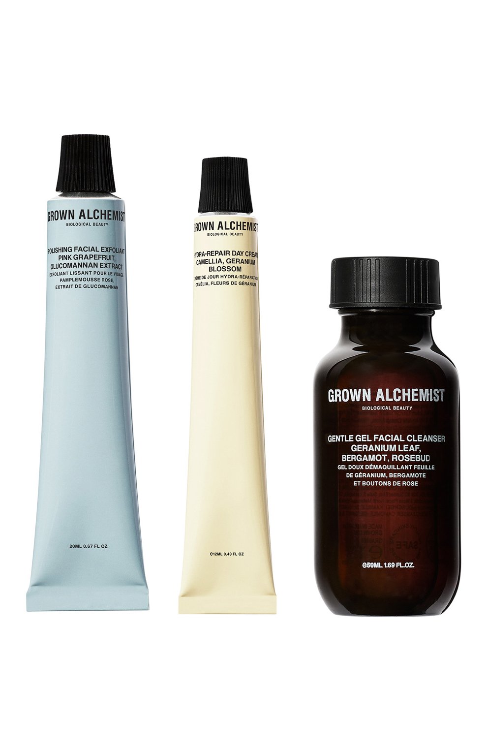 Набор мини-фаворитов «интенсивное очищение и увлажнение» (50+20+12ml) GROWN ALCHEMIST, арт. GA00752, фото 1