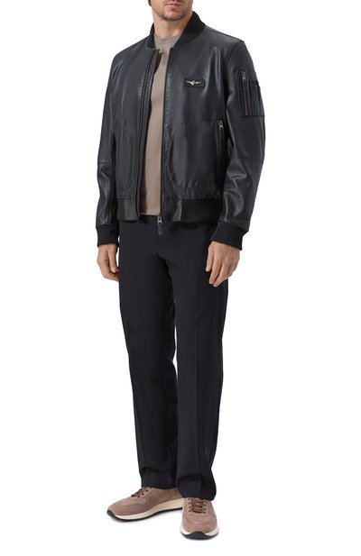 Кожаный бомбер AERONAUTICA MILITARE, арт. PN5053UPL00320, фото 2