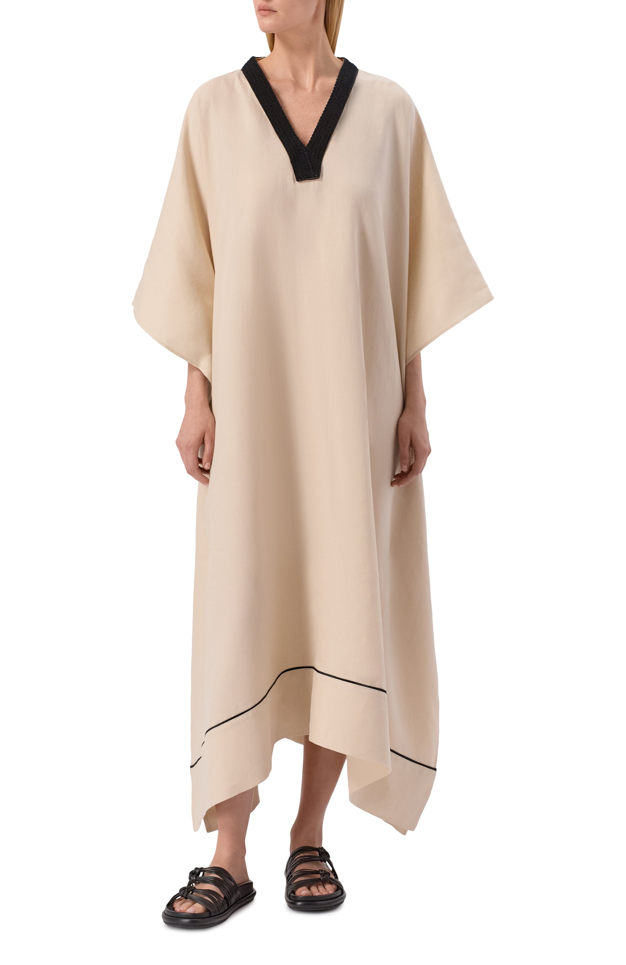 Льняная туника AGNONA, арт. TR1108E/U3049E, фото 2