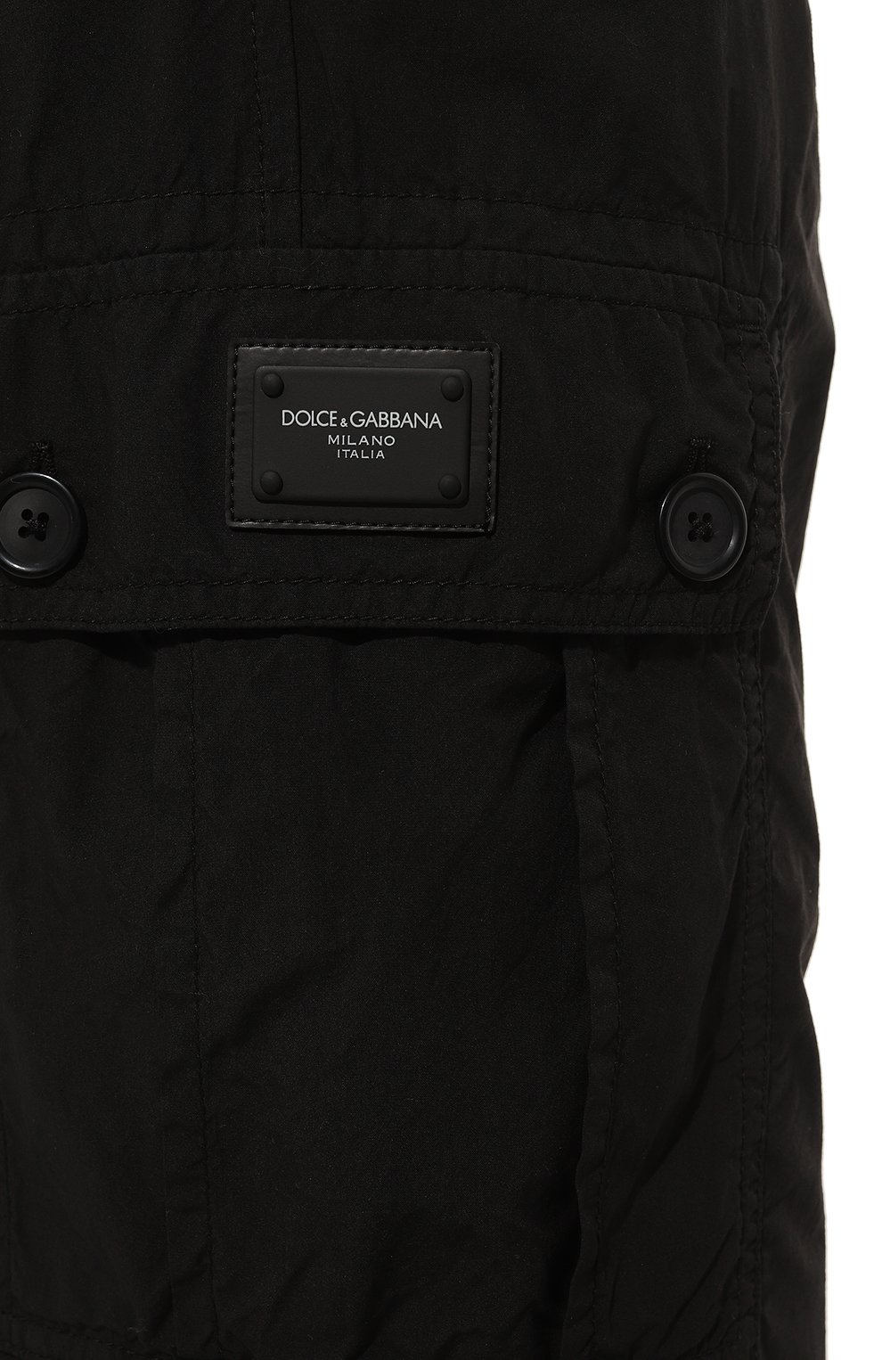 Хлопковые брюки-карго DOLCE & GABBANA черного цвета по цене 78750 руб., арт. GP0H9T/G8LD9, фото 5 Хлопковые брюки-карго DOLCE & GABBANA, арт. GP0H9T/G8LD9, фото 5