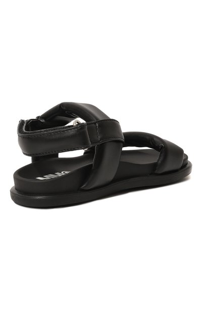 Сандалии MM6 черного цвета по цене 17200 руб., арт. 73386/20-27, фото 3 Сандалии MM6, арт. 73386/20-27, фото 3