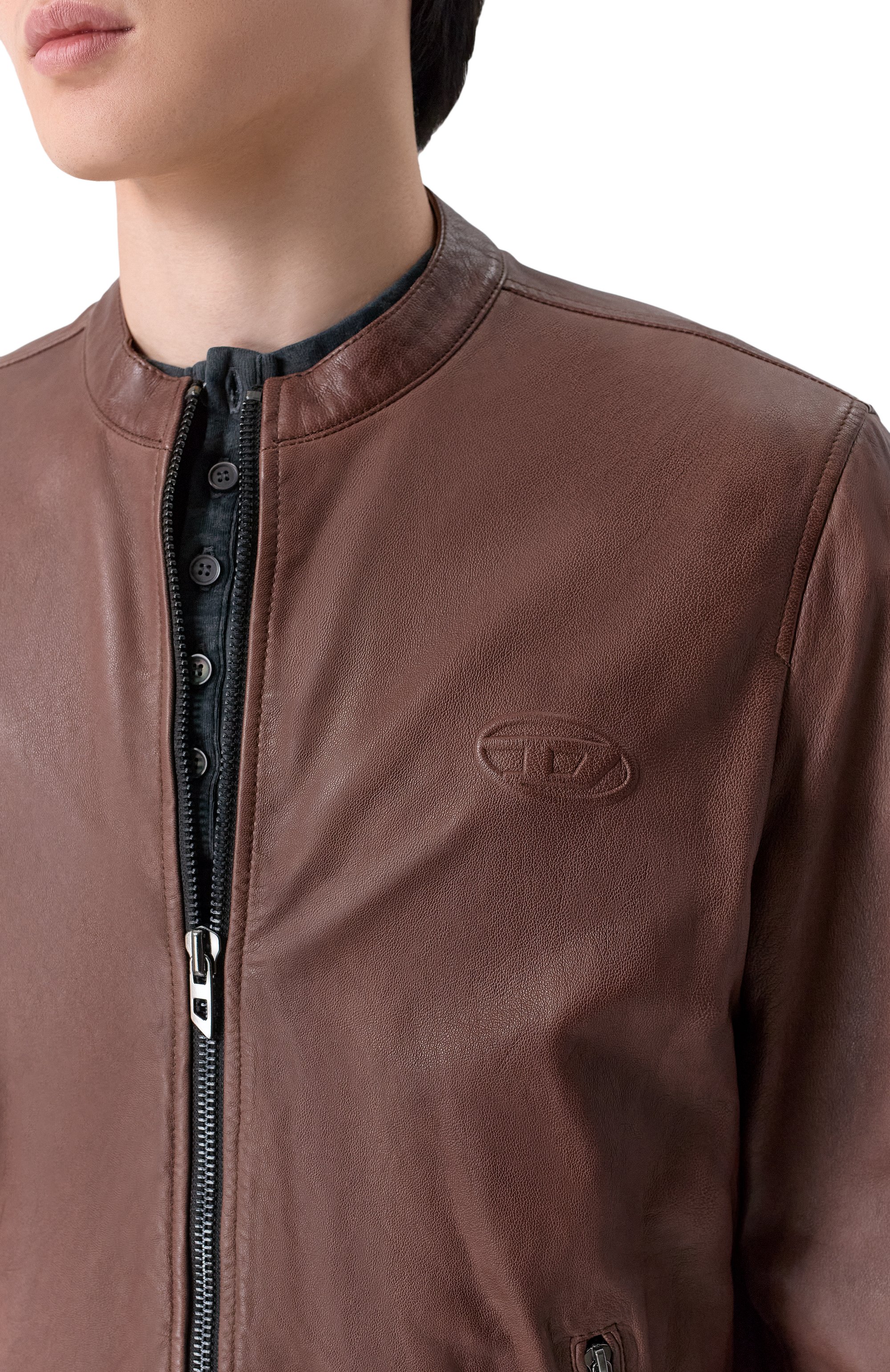 Кожаная куртка DIESEL, арт. A21105/0BKBX, фото 5