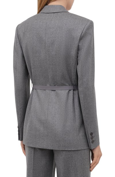 Шерстяной жакет STELLA MCCARTNEY светло-серого цвета по цене 113000 руб., арт. 603698/SNB53, фото 4 Шерстяной жакет STELLA MCCARTNEY, арт. 603698/SNB53, фото 4