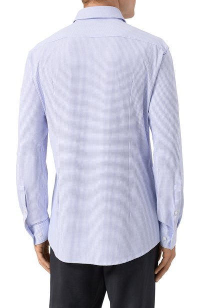 Рубашка HUGO голубого цвета по цене 13600 руб., арт. 50544942, фото 4 Рубашка HUGO, арт. 50544942, фото 4