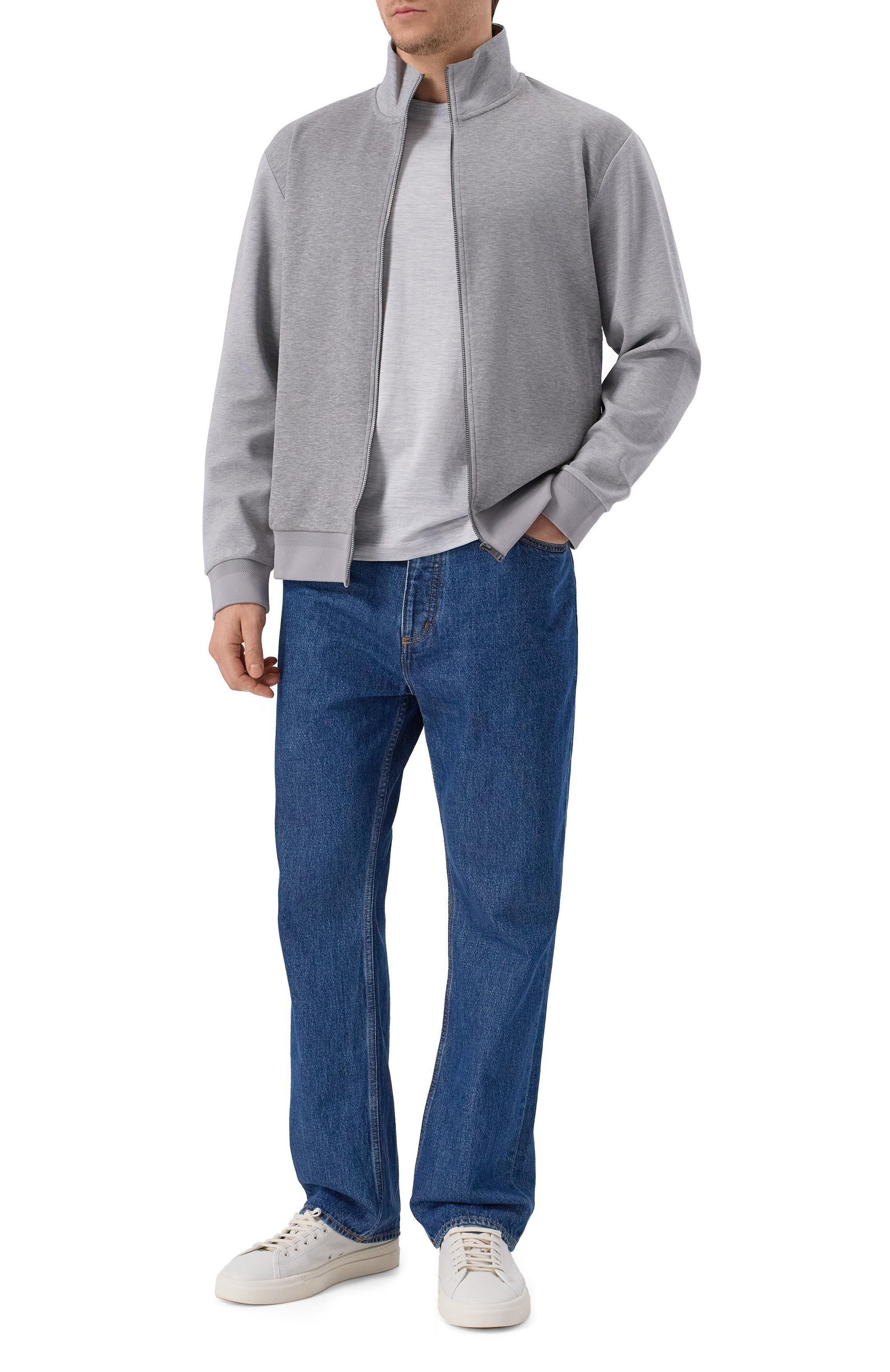 Футболка из шелка и хлопка PAUL&SHARK, арт. 25411008_001, фото 2