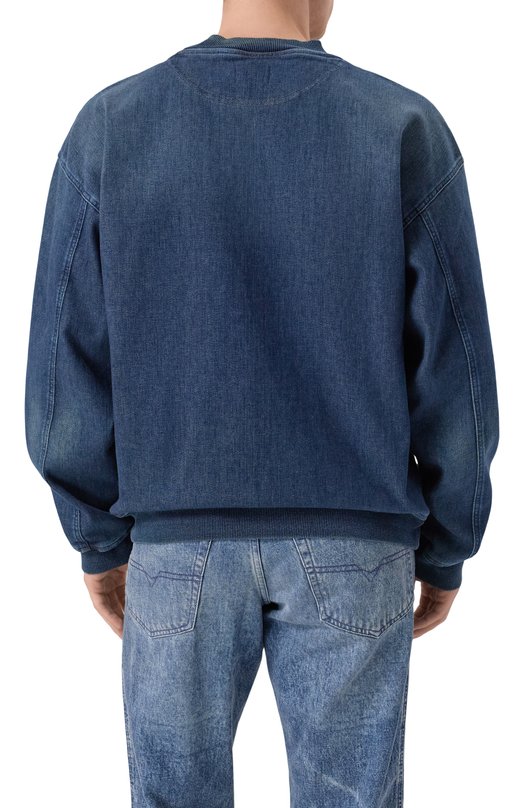 Джинсовый свитшот Diesel A16368/09L75 Синий  A16368/09L75 Фото 4