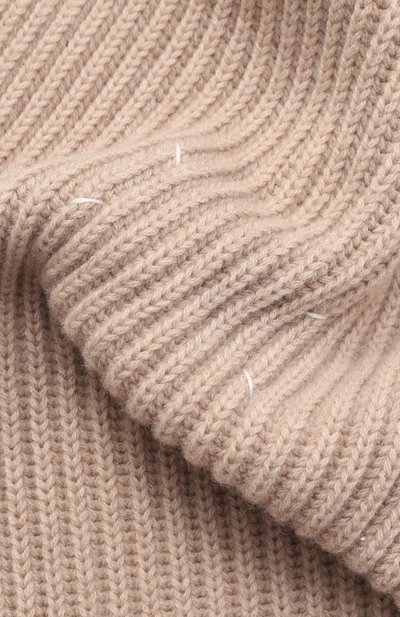 Шерстяной шарф MAISON MARGIELA бежевого цвета по цене 69950 руб., арт. S67TE0032/M13185, фото 4 Шерстяной шарф MAISON MARGIELA, арт. S67TE0032/M13185, фото 4