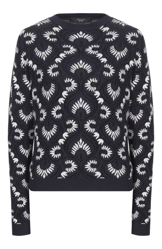 Пуловер из вискозы Weekend Max Mara WKDFARA0NE Синий WKDFARA0NE