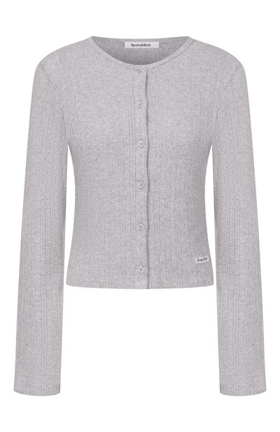 Женский хлопковый кардиган SPORTY AND RICH, арт. CA04576326GY03