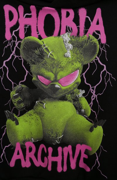 Хлопковое худи PHOBIA ARCHIVE, арт. PHK00674, фото 3