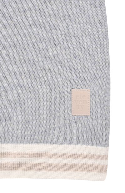 Хлопковый пуловер ELEVENTY тёмно-голубого цвета по цене 23100 руб., арт. EY9P31/Z3669_001, фото 3 Хлопковый пуловер ELEVENTY, арт. EY9P31/Z3669_001, фото 3