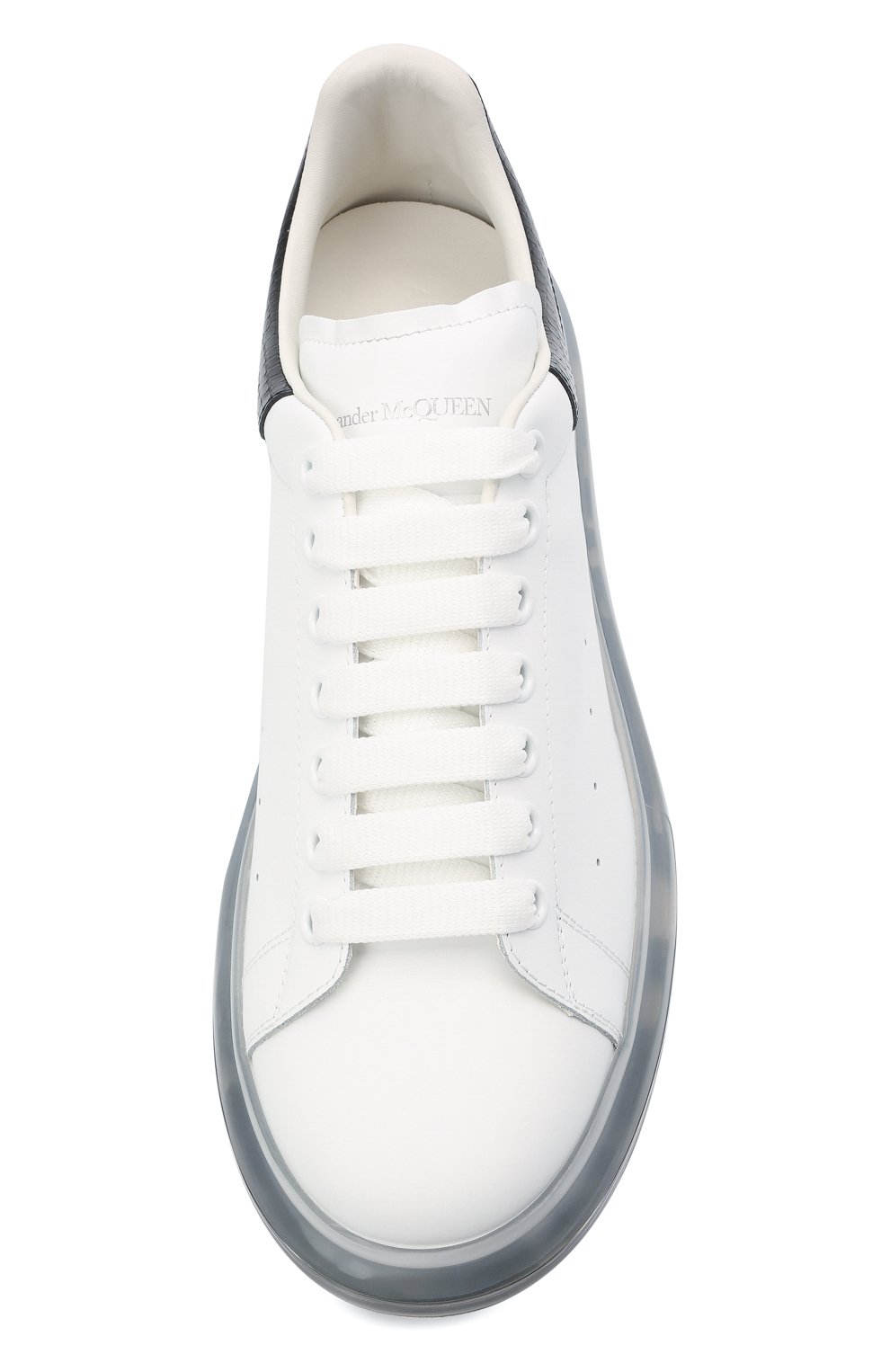 Кожаные кеды oversized ALEXANDER MCQUEEN белого цвета по цене 57950 руб., арт. 645872/WHZ4P, фото 5 Кожаные кеды oversized ALEXANDER MCQUEEN, арт. 645872/WHZ4P, фото 5