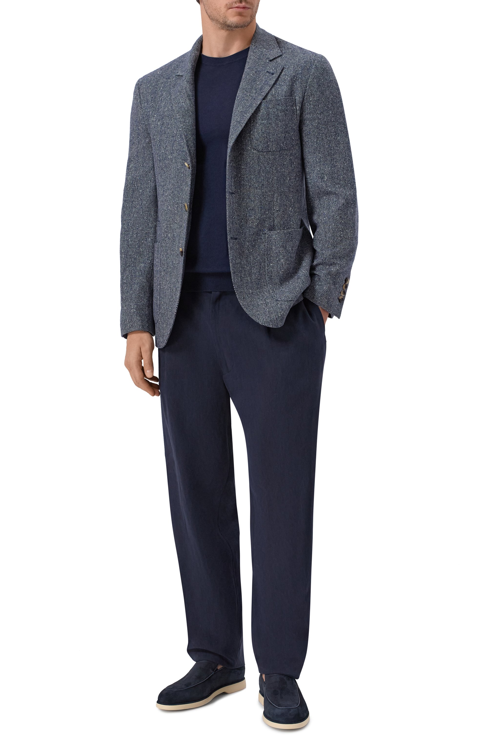 Замшевые лоферы ZILLI, арт. H0143AM1100VZTP03, фото 2