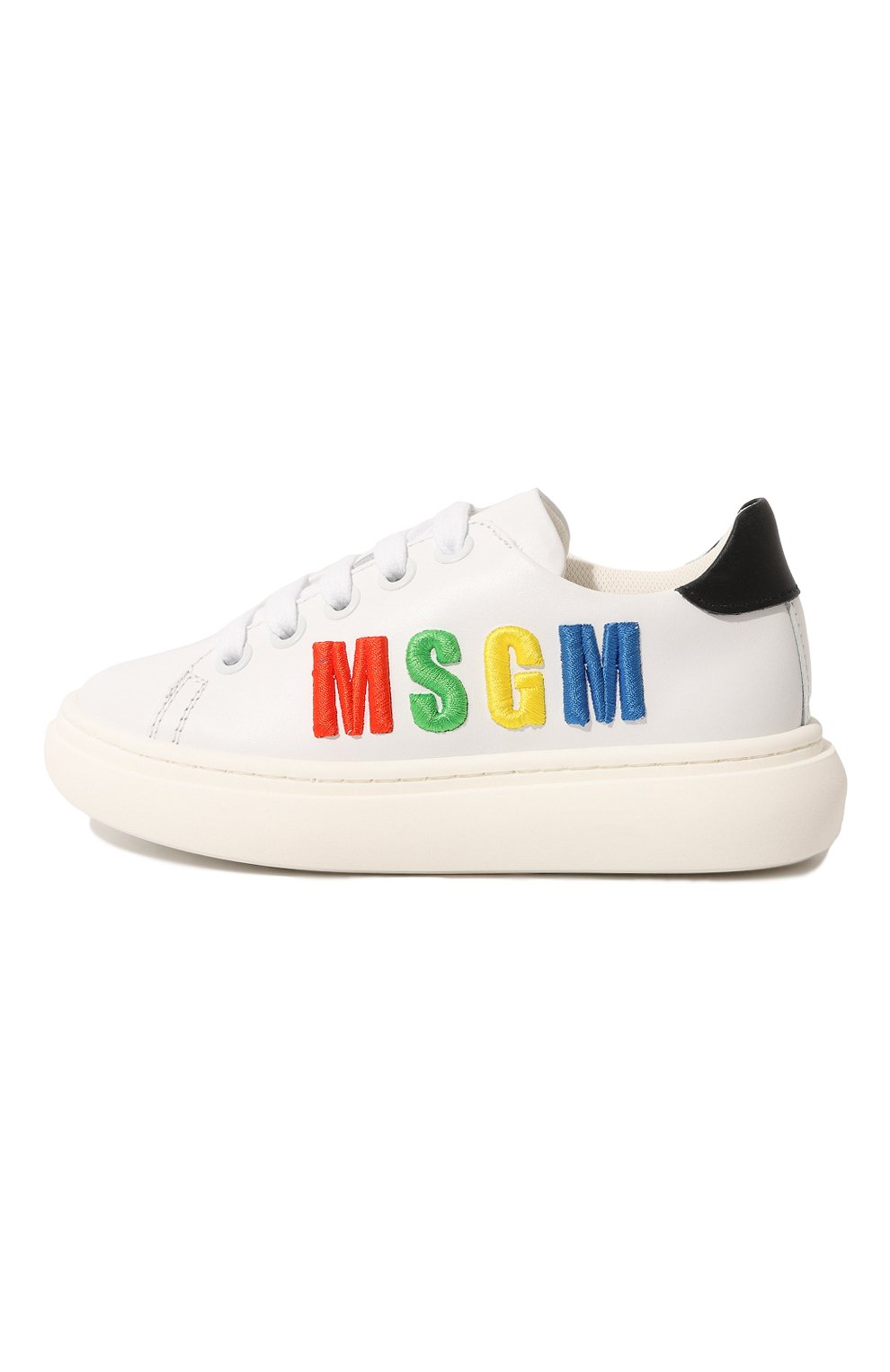 Кожаные кеды MSGM KIDS, арт. 74030/20-27, фото 2