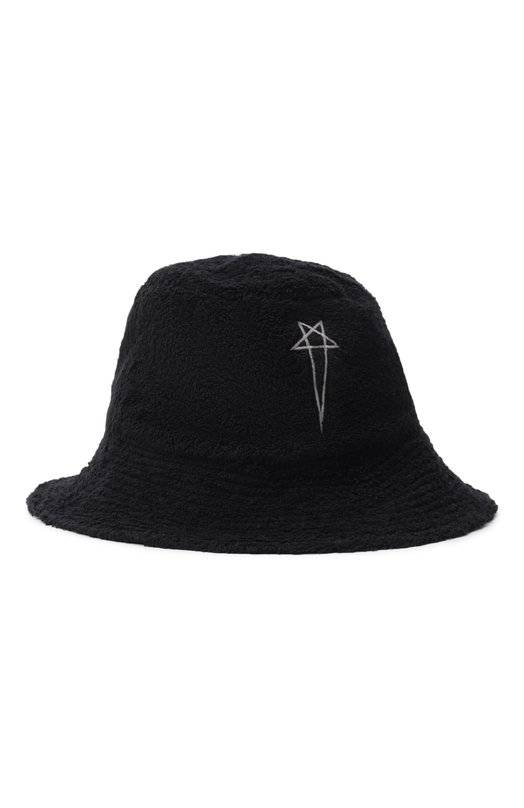 Хлопковая панама Rick Owens RH0000004/SP01 Чёрный RH0000004/SP01