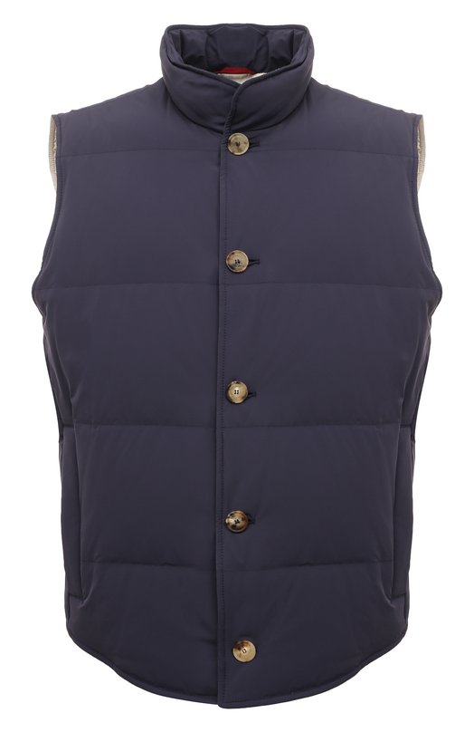 Пуховый жилет Brunello Cucinelli MM4031852 Синий MM4031852