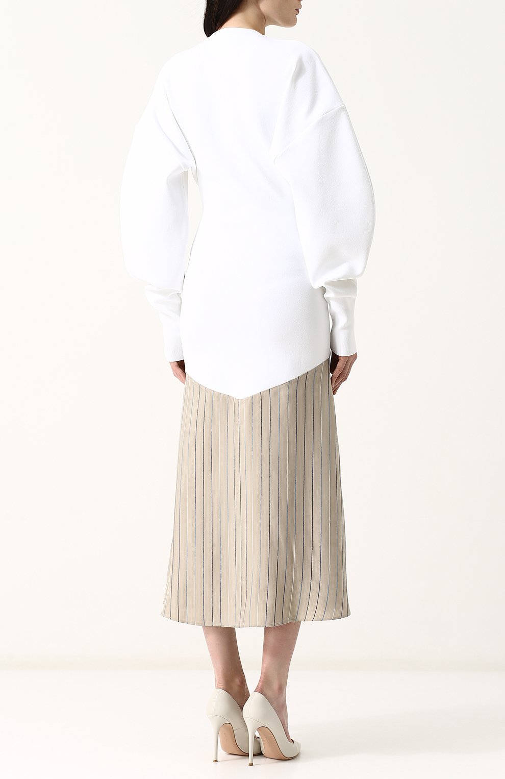 Приталенное платье-миди с объемными рукавами ESTEBAN CORTAZAR, арт. R8D02/0F0007/CAPRI KNIT, фото 4