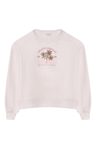 Хлопковый свитшот BRUNELLO CUCINELLI, арт. BH827E305C