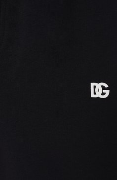 Детские хлопковые джоггеры DOLCE & GABBANA темно-синего цвета, арт. L1JPKL/G70LL | Фото 3 (Нос: Не проставлено; Материал сплава: Проставлено; Кросс-КТ НВ: Джоггеры; Материал внешний: Хлопок; Ростовка одежда: 3 мес | 62 см, 12 мес | 80 см, 18 мес | 86 см, 24 мес | 92 см, 9 мес | 74 см, 6 мес | 68 см)
