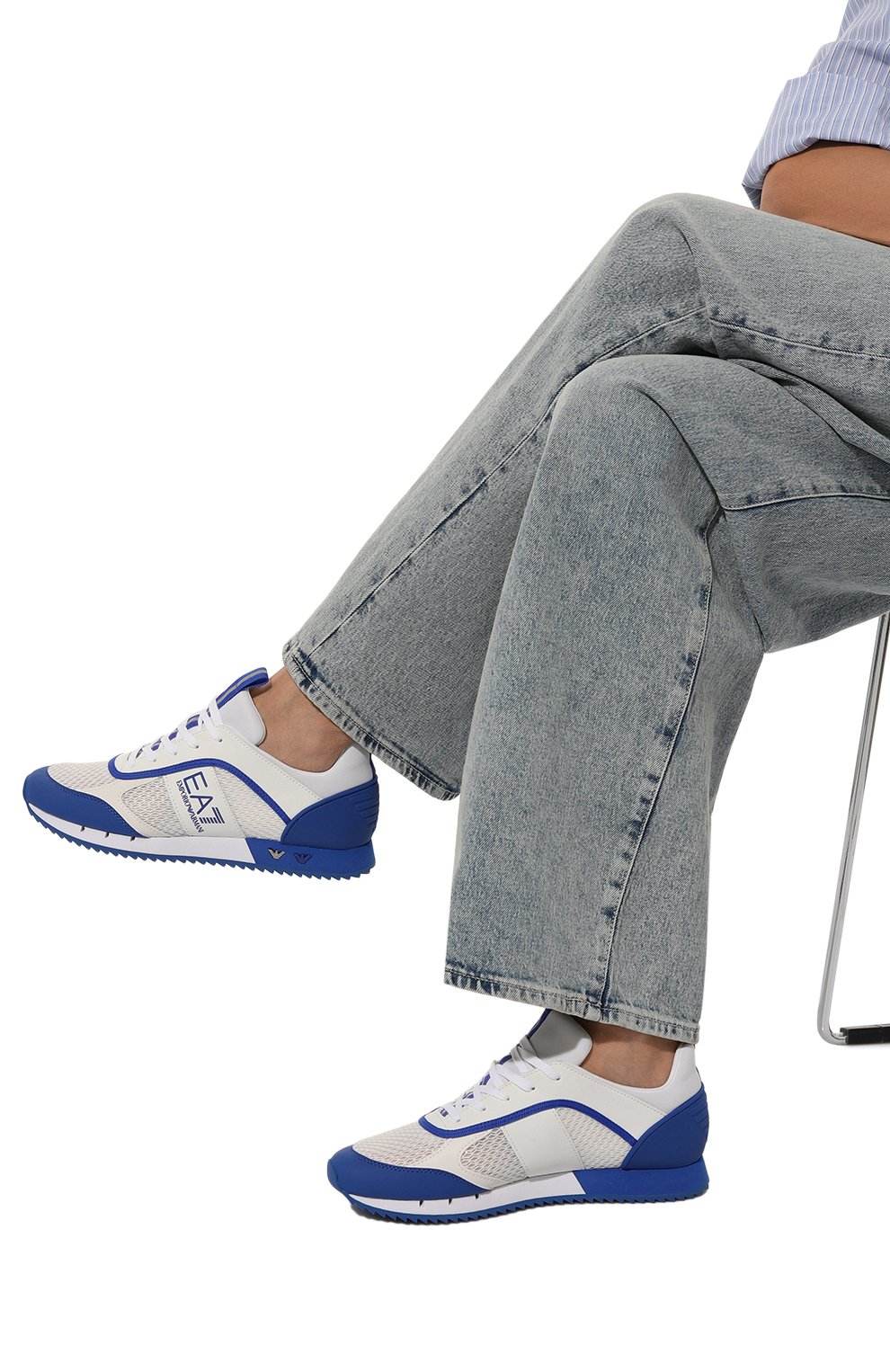 Комбинированные кроссовки EA7, арт. X8X027/XK050, фото 3