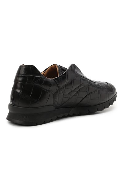 Кроссовки из кожи аллигатора KITON, арт. USSFREEN00102/AMIS, фото 4