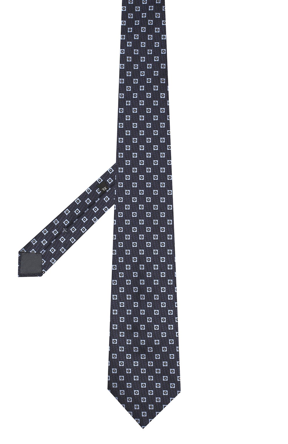 Шелковый галстук ZEGNA темно-синего цвета по цене 23700 руб., арт. Z6E07/1XW, фото 2 Шелковый галстук ZEGNA, арт. Z6E07/1XW, фото 2