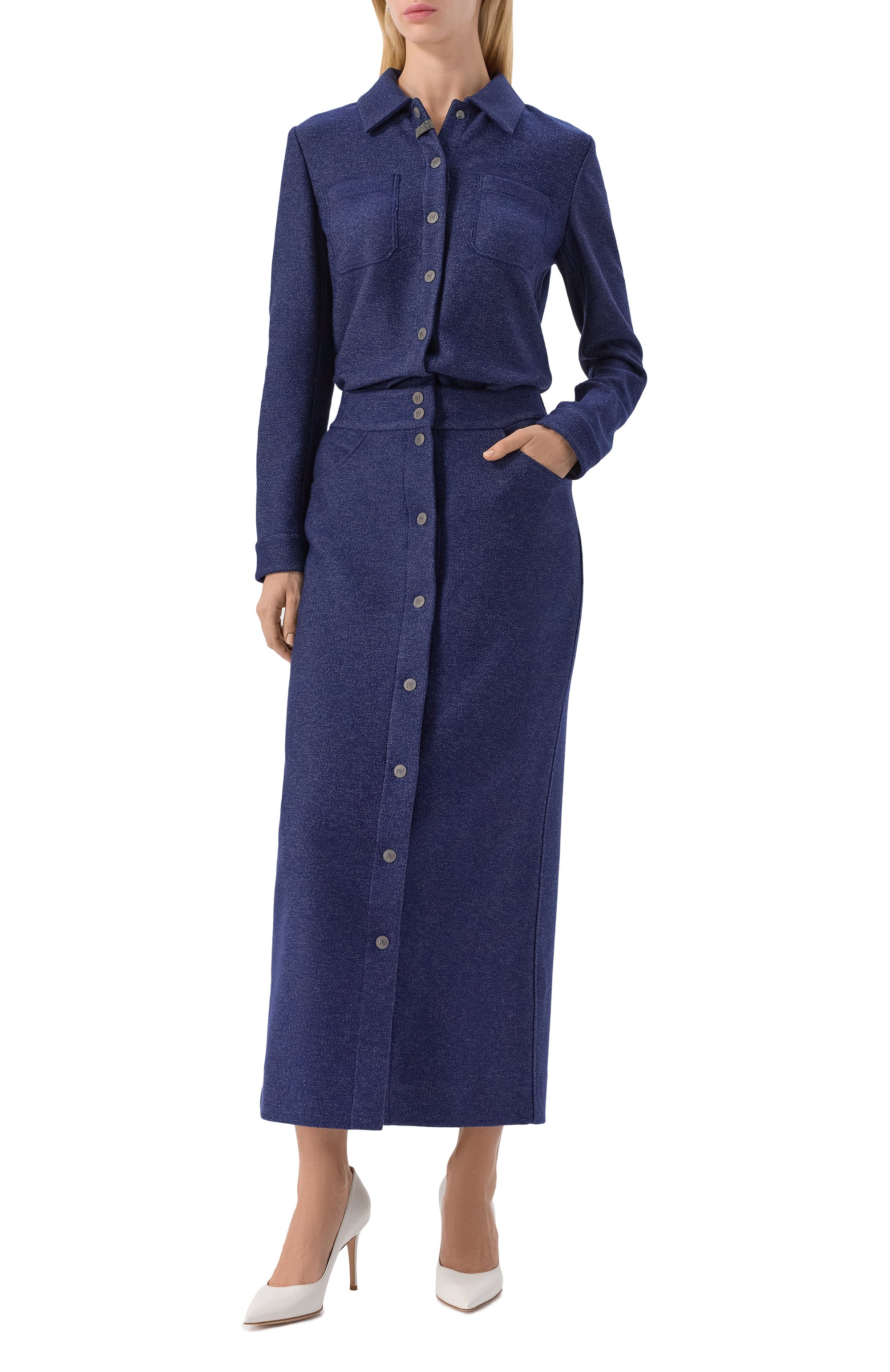 Шерстяная рубашка FREEAGE, арт. WW26.BL024.2003.409, фото 2