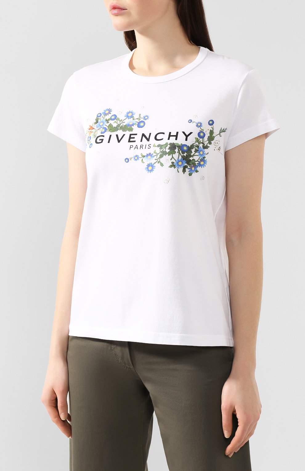 Хлопковая футболка GIVENCHY, арт. BW705Z3Z39, фото 3