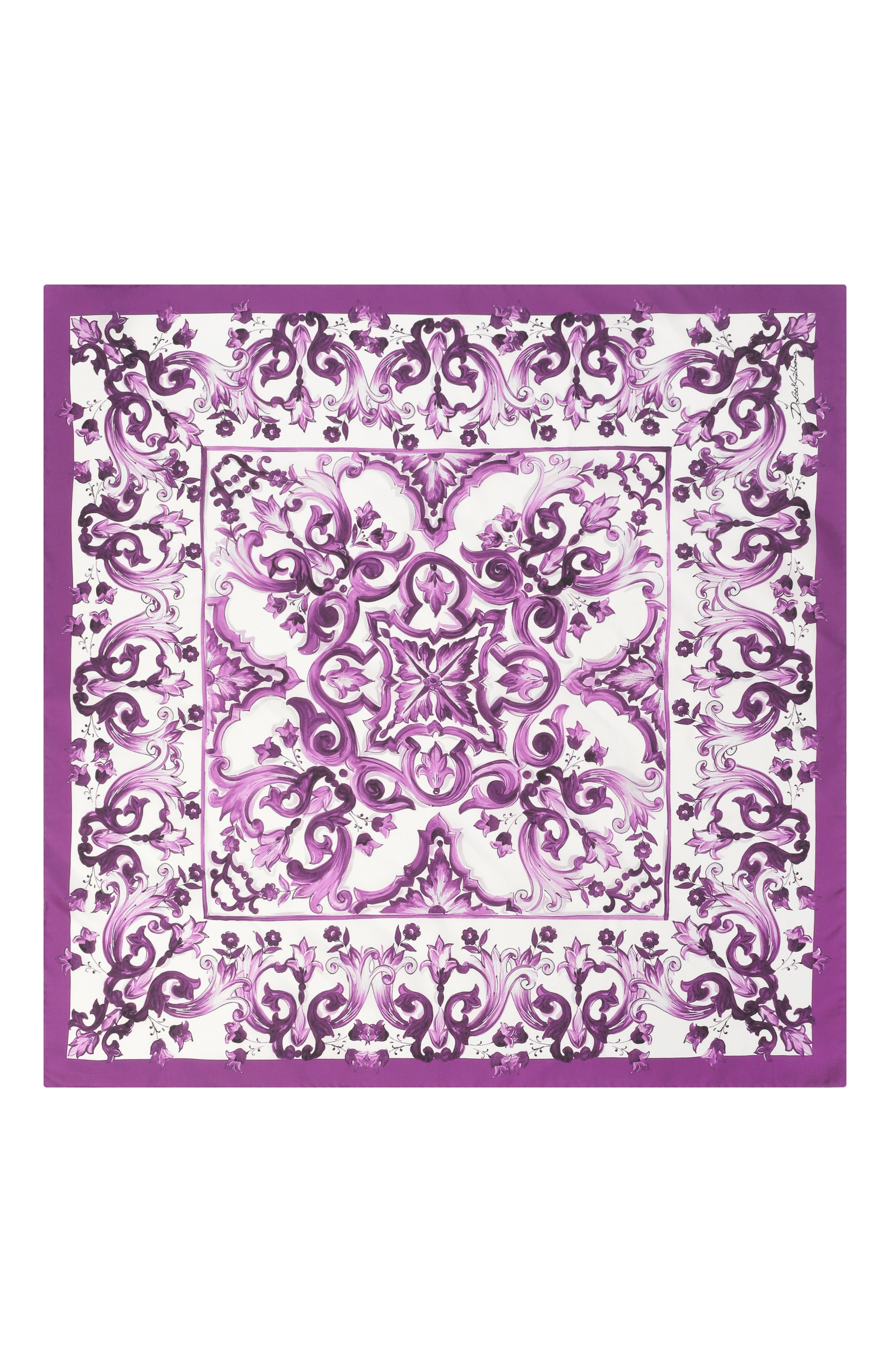 Шелковый платок DOLCE & GABBANA, арт. FN092R/GDA0Y, фото 4