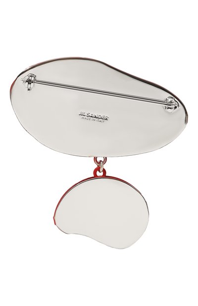 Брошь JIL SANDER красного цвета по цене 59950 руб., арт. J11VK0037 P4880, фото 3 Брошь JIL SANDER, арт. J11VK0037 P4880, фото 3