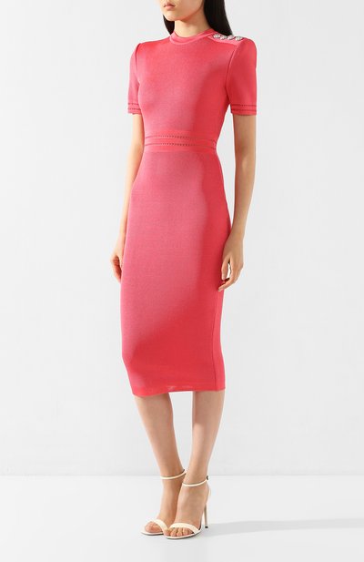 Платье из вискозы BALMAIN, арт. TF06581/K107, фото 3