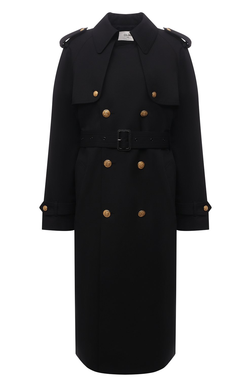 Тренч из шерсти и хлопка CELINE, арт. 2M648927C, фото 1
