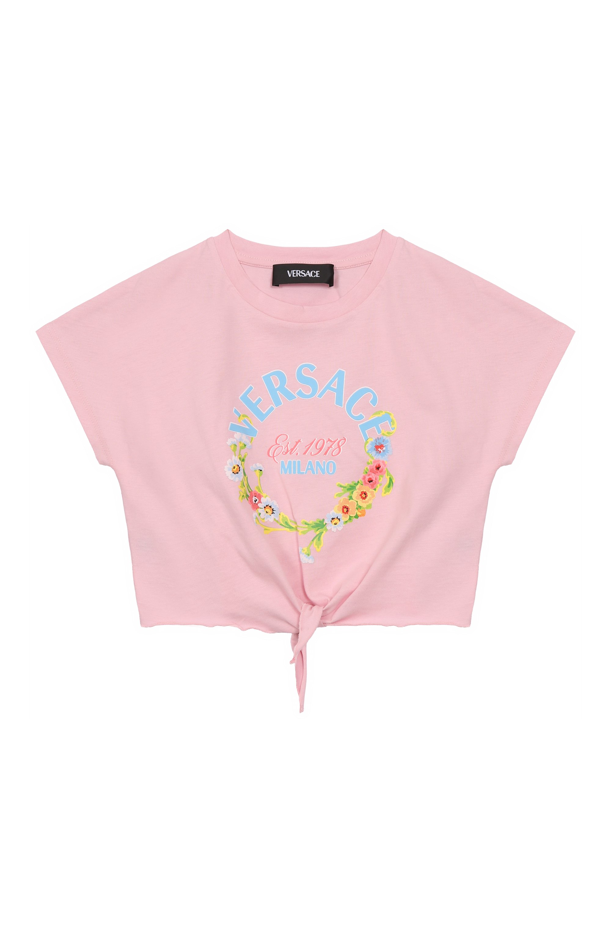 Хлопковая футболка VERSACE, арт. 1018548/1A13080, фото 1