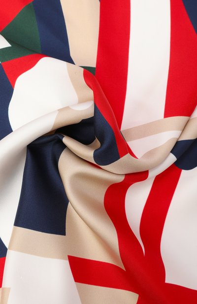 Шелковый платок GUCCI разноцветного цвета по цене 79550 руб., арт. 811167/3G001, фото 3 Шелковый платок GUCCI, арт. 811167/3G001, фото 3