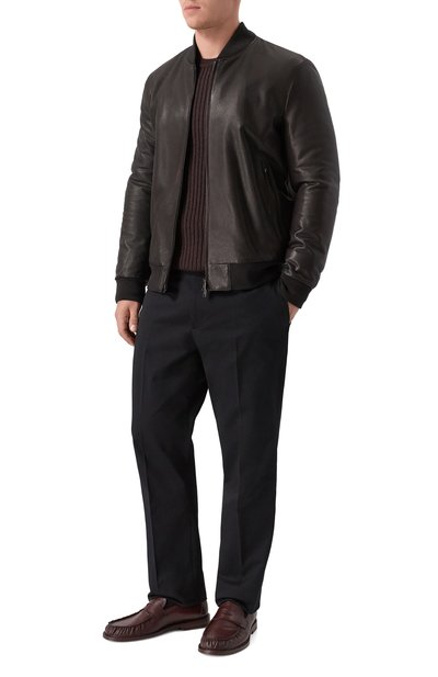 Кожаные пенни-лоферы PANTANETTI, арт. 18542F/FLUTH, фото 2