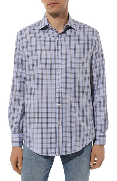 Хлопковая рубашка PAUL&SHARK, арт. 14313021CF, фото 3