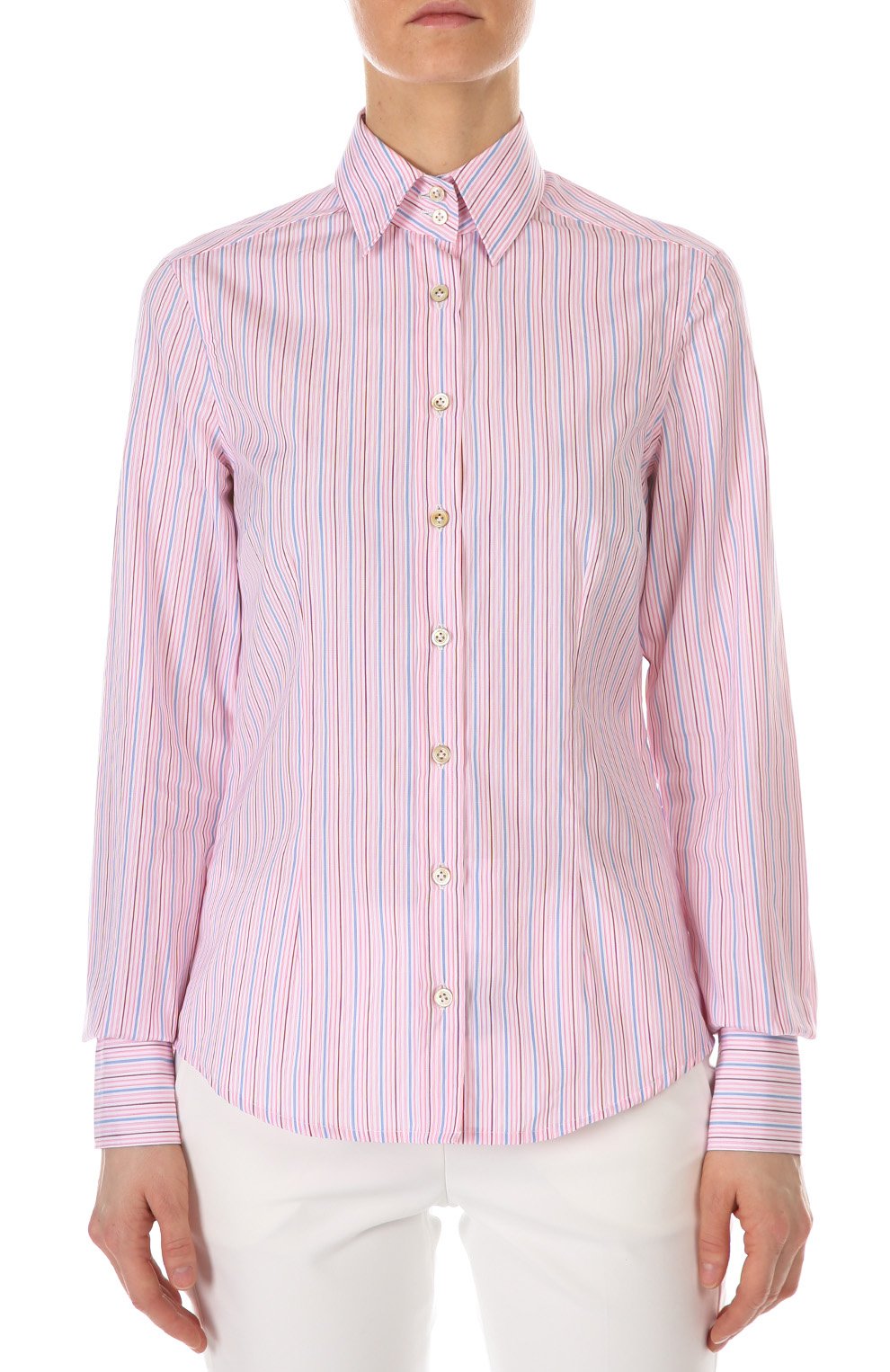 Блуза KITON розового цвета по цене 72600 руб., арт. D23409/H5158, фото 2 Блуза KITON, арт. D23409/H5158, фото 2