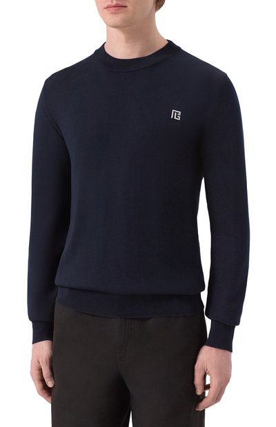 Джемпер из шелка и хлопка BALMAIN, арт. GH1KD000/KJ53, фото 3