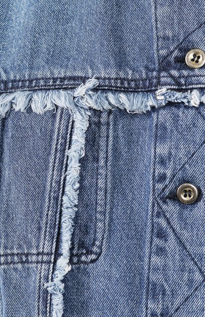 Джинсовая куртка ACNE STUDIOS голубого цвета по цене 39550 руб., арт. A90120, фото 5 Джинсовая куртка ACNE STUDIOS, арт. A90120, фото 5