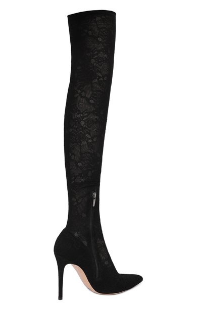 Текстильные ботфорты mia GIANVITO ROSSI, арт. G80024.15RIC.PZSNER0, фото 5