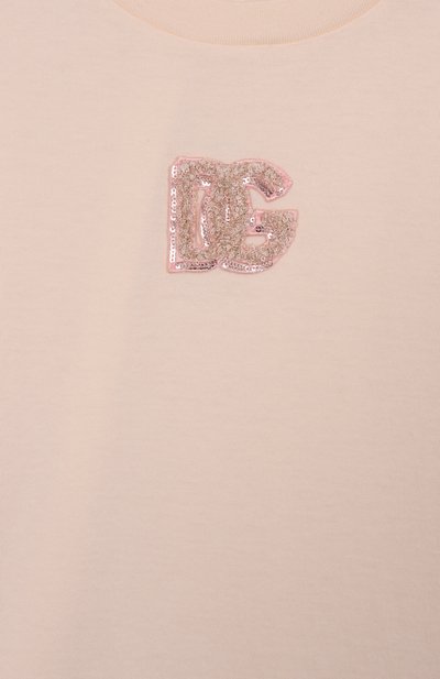 Хлопковая футболка DOLCE & GABBANA, арт. L5JTNK/G7PKU/10-12+, фото 3