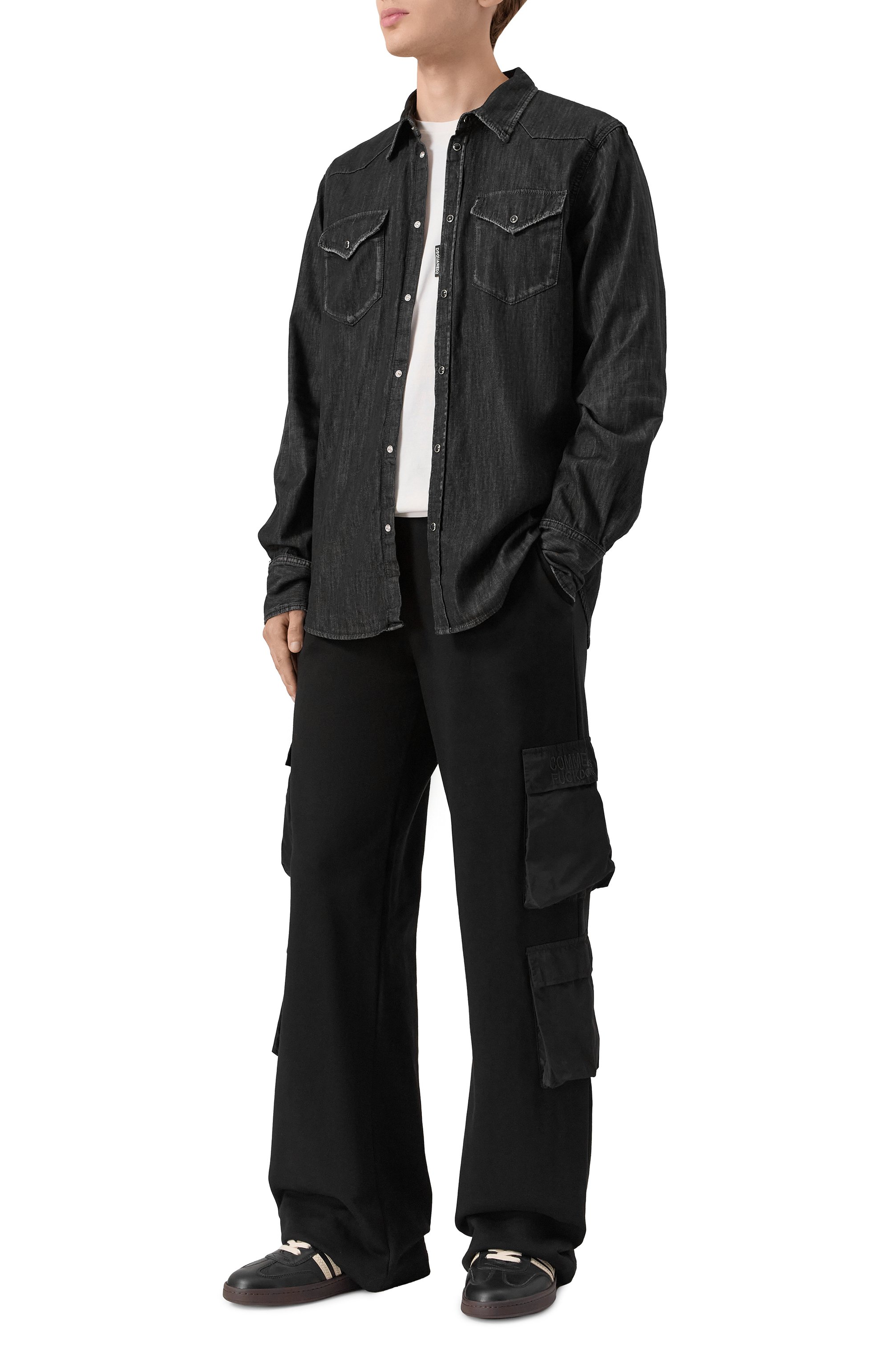 Джинсовая рубашка DSQUARED2, арт. S74DM0936/S30826, фото 2