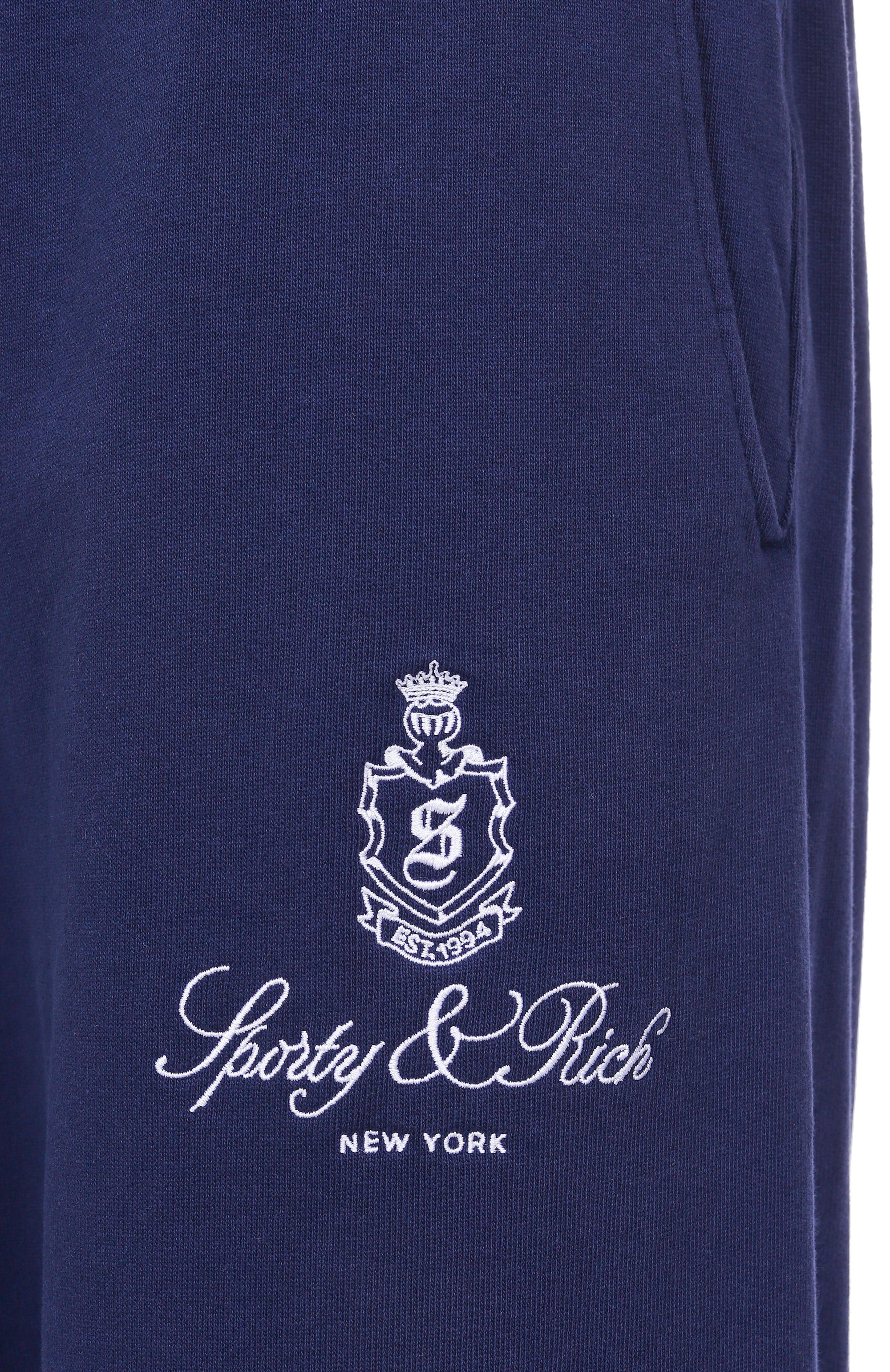 Хлопковые джоггеры SPORTY AND RICH, арт. PA036606231BL106, фото 10