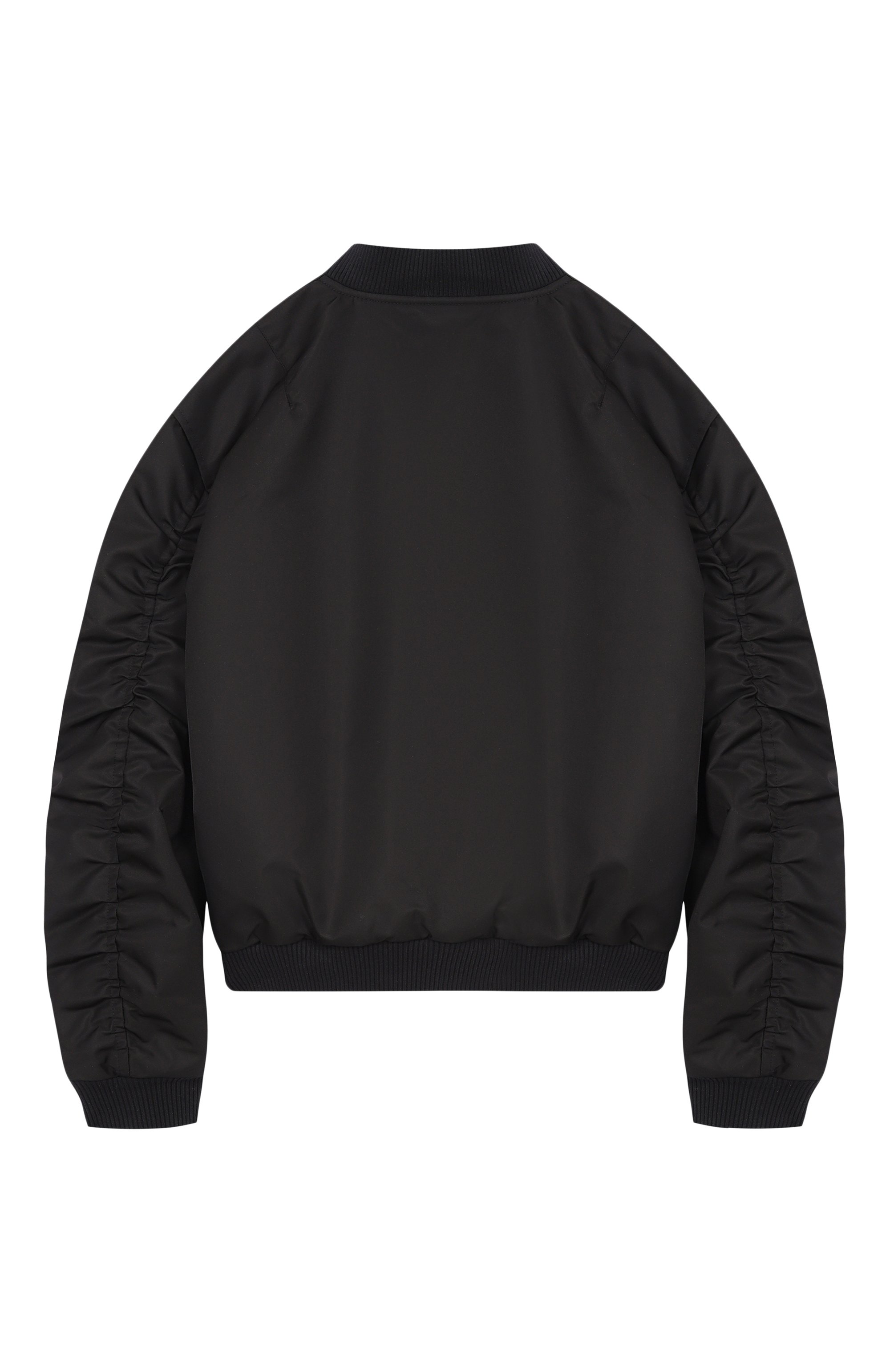 Утепленный бомбер OFF-WHITE черного цвета по цене 52950 руб., арт. 0BEH002F25FAB001/12+, фото 2 Утепленный бомбер OFF-WHITE, арт. 0BEH002F25FAB001/12+, фото 2