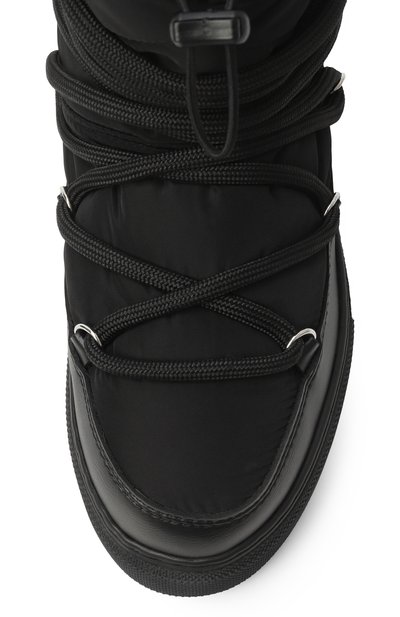 Утепленные полусапоги INUIKII черного цвета по цене 26050 руб., арт. 65202-078/33-38, фото 4 Утепленные полусапоги INUIKII, арт. 65202-078/33-38, фото 4