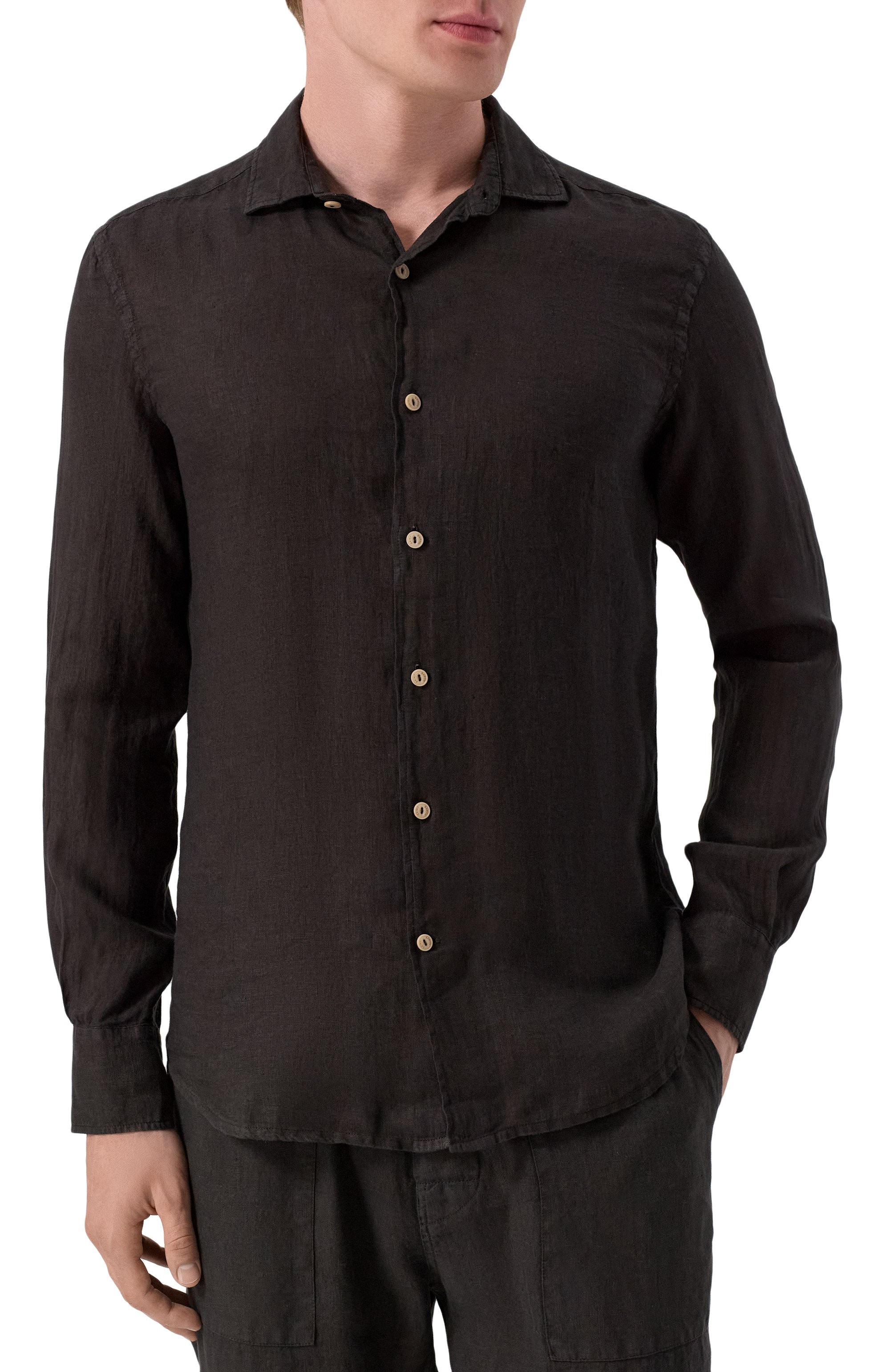 Льняная рубашка MC2 SAINT BARTH, арт. STBM PAMPL0NA/01949H, фото 3