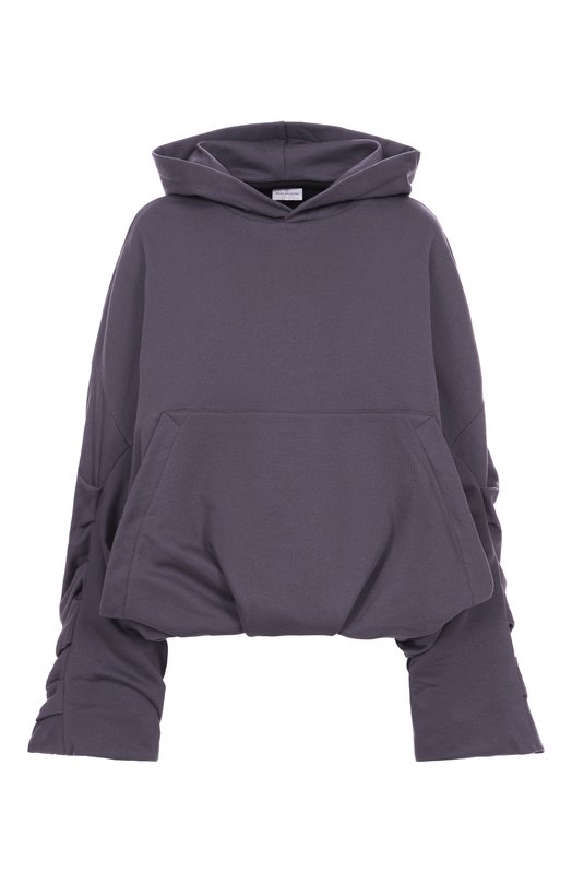Хлопковое худи Dries Van Noten 011128-2611-803 Серый 011128-2611-803