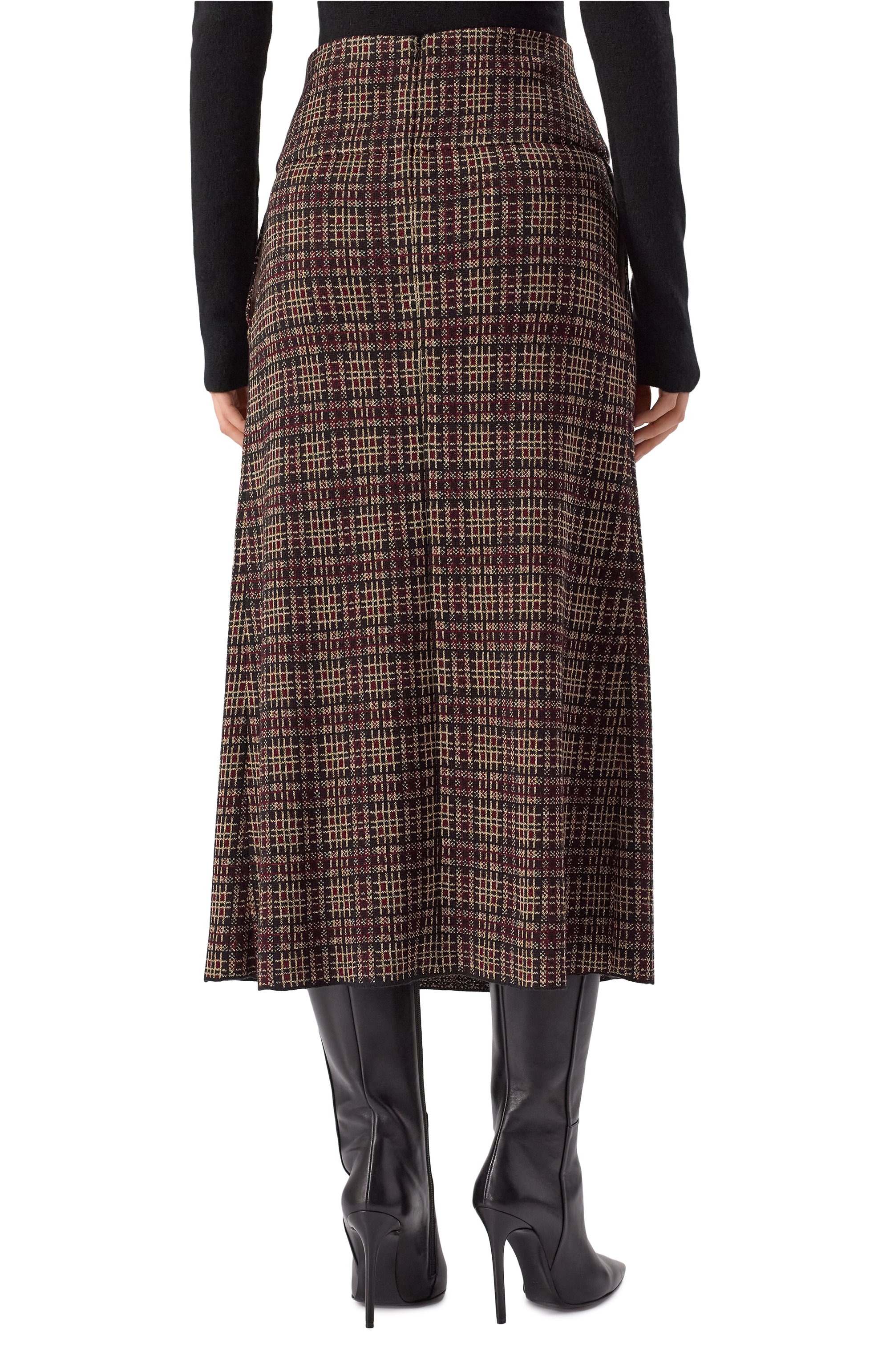 Юбка из шелка и кашемира FREEAGE, арт. W26.SK098.6977.797, фото 4