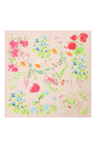 Шелковый платок лань в цвету PETITJEAN PARIS, арт. 12C13, фото 4